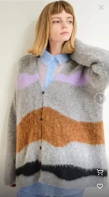 soduk drawing knit cardigan