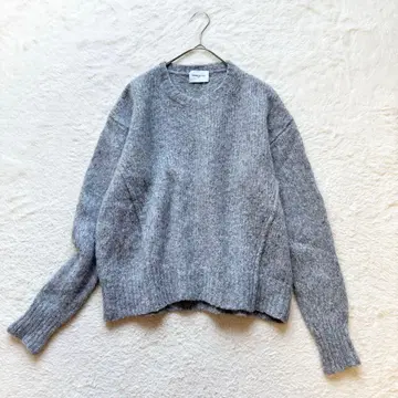 유나이티드 애로우즈 FLUFFY 크루넥 니트 알파카 블렌드