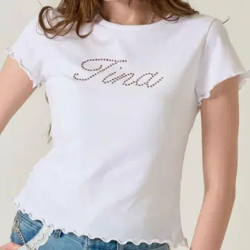 tina jojun 큐빅 컴팩트 티셔츠