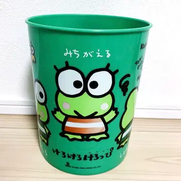 [산리오] 케로케로케로피 쓰레기통 소품함 1989년제 쇼와 당시 물품