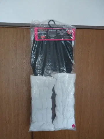 CRAZY HOT 레그 워머 화이트/블랙