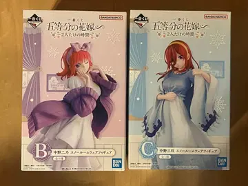 5등분의 신부 스노우 룸웨어 니노 미쿠 피규어 세트