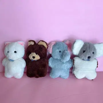 쇼와 레트로 인기 시리즈 레트로 봉제 인형 곰, 고양이, 코알라