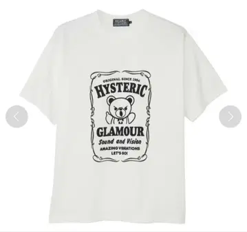 HYSTERIC GLAMOUR 화이트 T셔츠 미사용 새상품