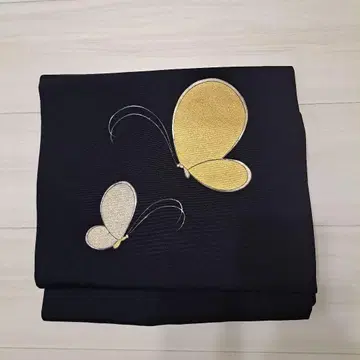 미사용 순수 실크 나고야 오비 모던 시크