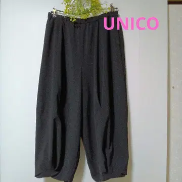 UNICO 블랙 캐주얼 팬츠 사이즈 40