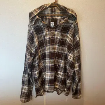 South2 West8 체크 무늬 플란넬 셔츠 L