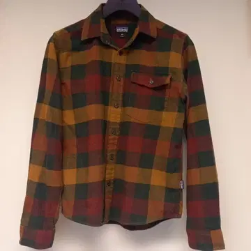 patagonia 오가닉 코튼 체크 플란넬 셔츠
