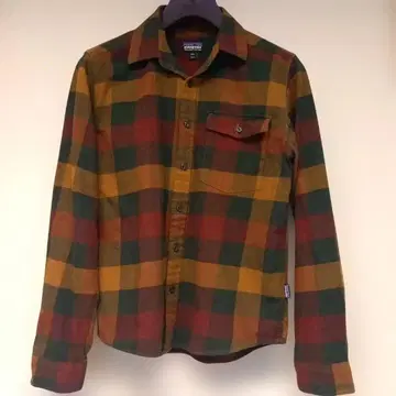 patagonia 오가닉 코튼 체크 플란넬 셔츠