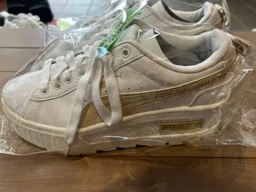 푸마 통굽 스니커즈 23cm 클리닝 완료