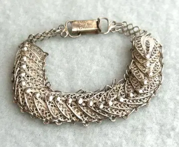 터키 텔카리 은세공 실버835 팔찌 각인 있음