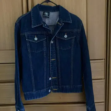 DKNY JEANS 다크 블루 데님 자켓