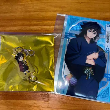 귀멸의 칼날 남코 연결 아크릴 참 클리어 카드 토미오카 기유