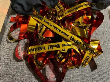 야자와 11월 8일 도쿄돔 은색 테이프 4개