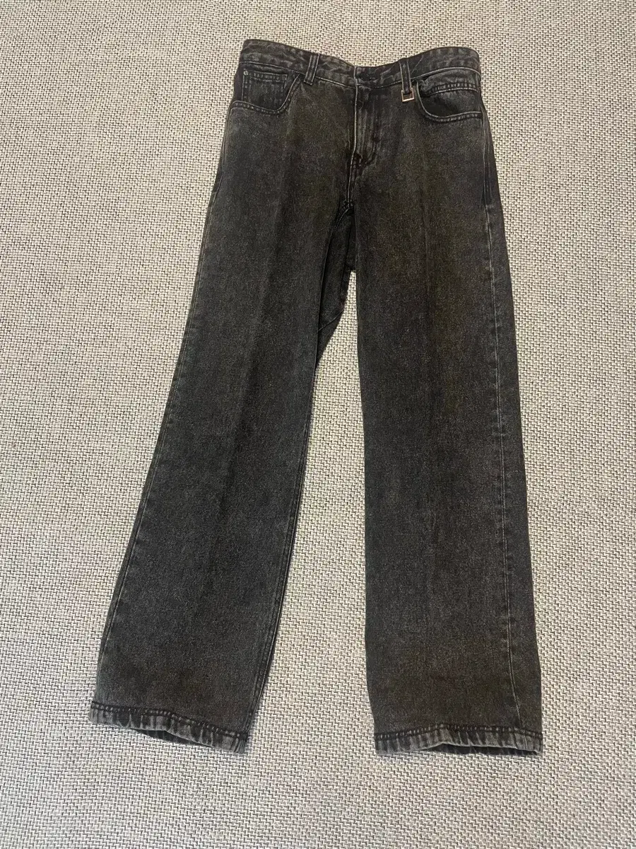 Wooyoungmi 21fw Straight Denim Black Blue 46