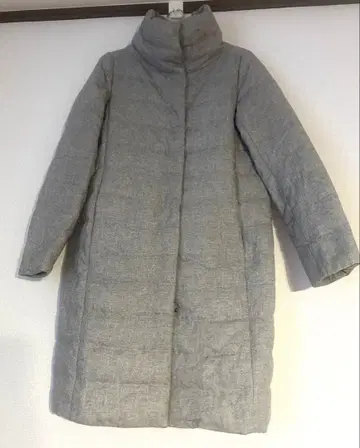 Herno 그레이 롱 다운 자켓