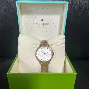 케이트 스페이드 손목시계 화이트/골드