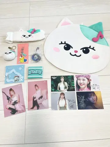 NiziU 마유카 NIZOO 부채 케이스 헤어밴드 키링 아크릴 스탠드