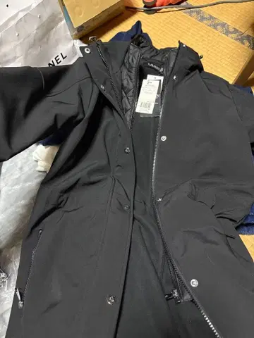 LAUREN 블랙 다운 자켓 US XS