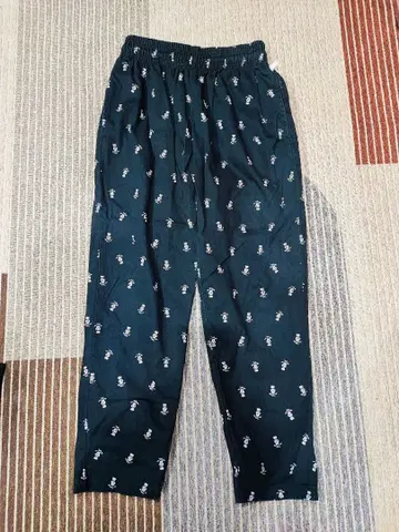 cookman 스컬 프린트 와이드 팬츠 M 사이즈