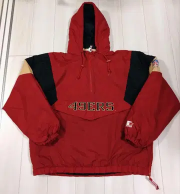 90s00s 49ers 나일론 후드티