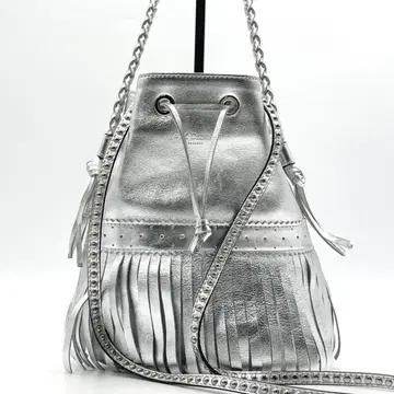 초극미품 J&M DAVIDSON 숄더백 카니발 실버