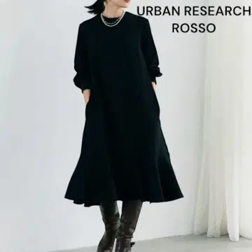 어반리서치 로쏘 밑단 플레어 원피스 울