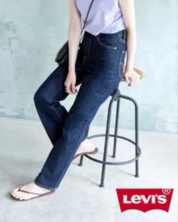Levi's SLOBE 별주 MATH CLUB FLARE 데님 팬츠 25