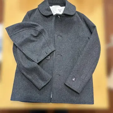 Orcival 그레이 피 코트 사이즈 4 모자 포함