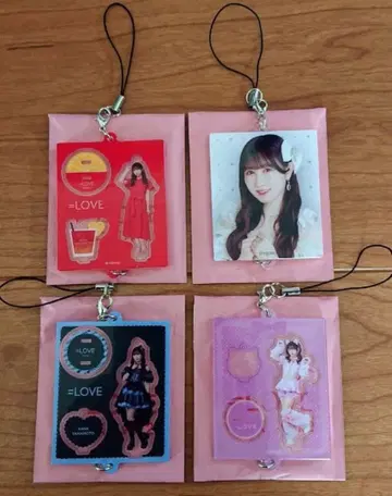 = LOVE 이코라브 야마모토 안나 미니 복권 시크릿 아크릴 스탠드 키링