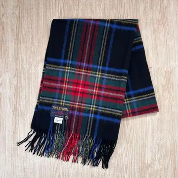 TWEEDMILL 램스울 스톨 Black Stewart 대형 스톨