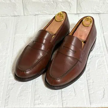 [새상품급] JALAN SRIWIJAYA 브라운 가죽 로퍼 25cm