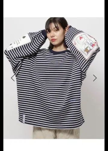 니코앤드 피쉬에디 롱 슬리브 티셔츠 M