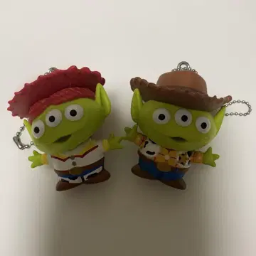 2체 세트 코스튬 에이리언 플라플라 마스코트 토이스토리