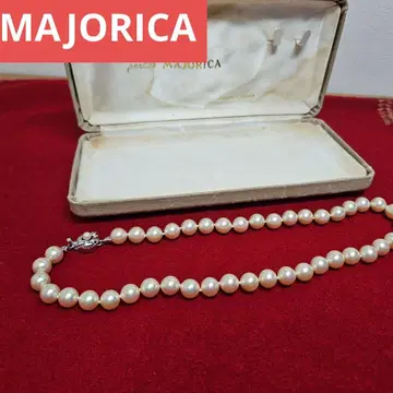 MAJORICA 마조리카 펄 목걸이 의 크기 약 8mm