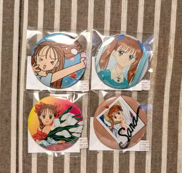 어린이 완구 복권 캔뱃지 4개 세트