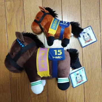 톨 포피 & 나카야마 페스타 서러브레드 봉제 인형 세트