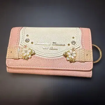 Samantha Thavasa 꽃 장식 키케이스 핑크