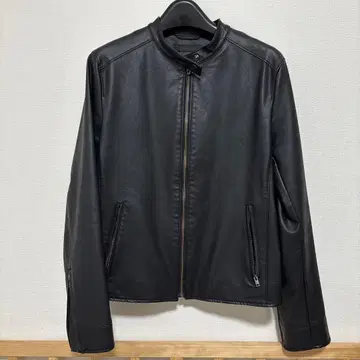 유니클로 네오 가죽 싱글 라이더 자켓