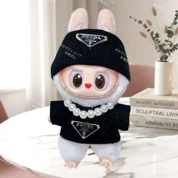 Labubu 라부부 봉제 인형 의류 3세트 17cm 봉제 인형 의류 활