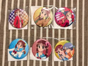 어린이 완구 복권 특전 글리터 캔뱃지 세트