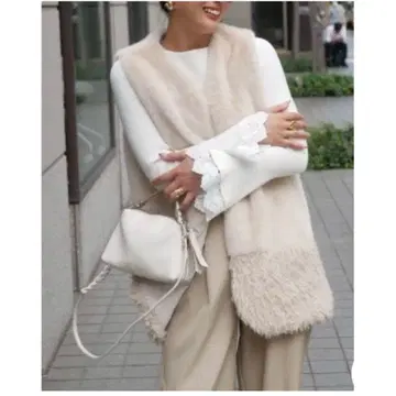 보아 도킹 퍼 베스트 베이지 bebeod 베베드