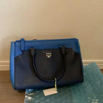 MCM 핸드백 파랑 네이비