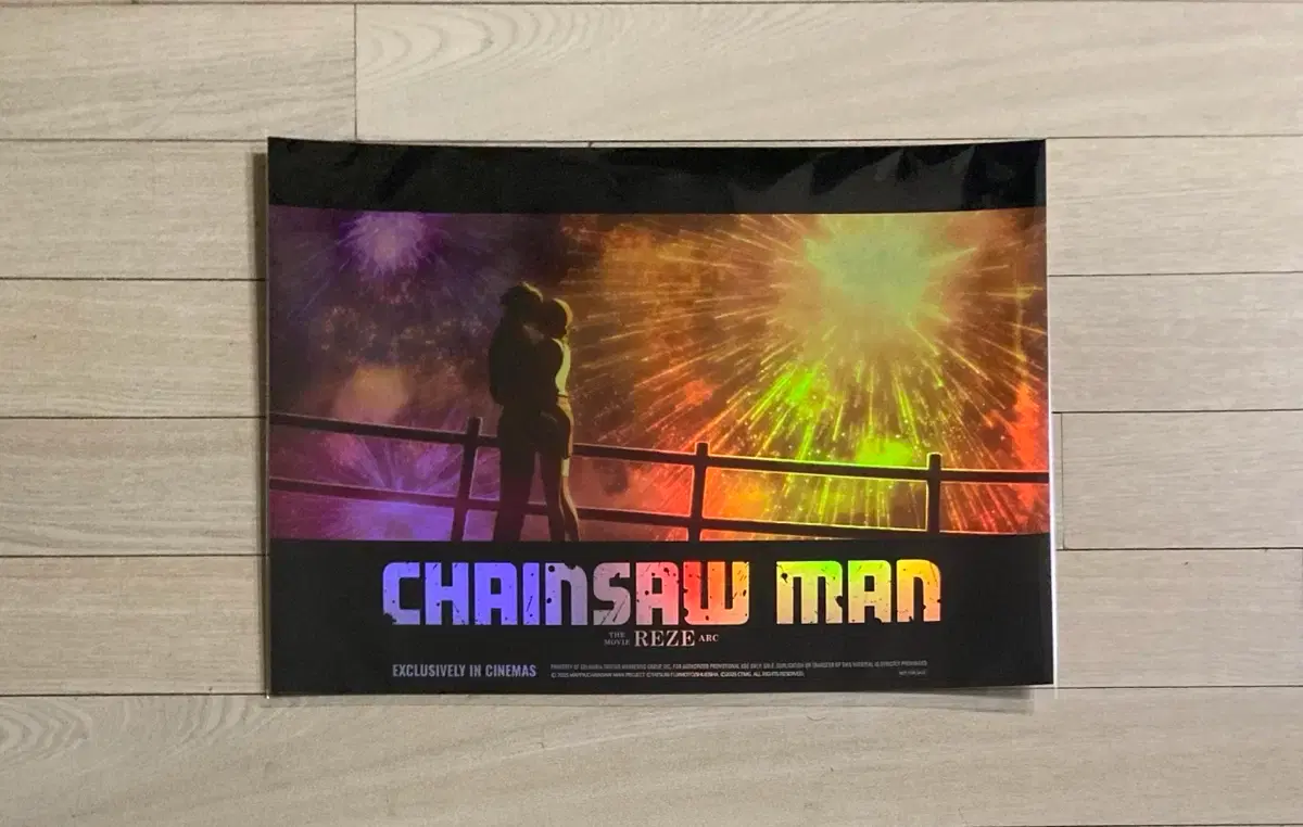 Chainsaw Man / Fireworks Poster / Cafe / Pet Standee / Film Set