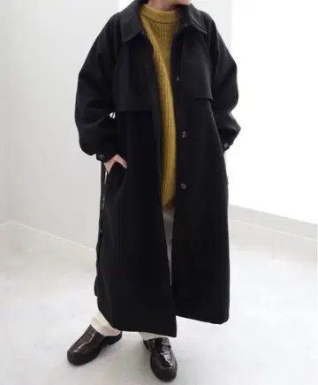 스텐칼라 심플 롱 코트 ( ZOZOTOWN에서는 완판 )