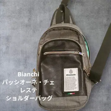 Bianchi 파씨오네 첼레스테 숄더백