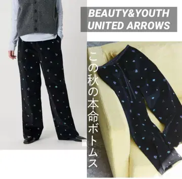 인기 완판템 BEAUTY&YOUTH 자수 이지 팬츠