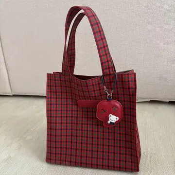 파밀리아 토트백 빨간색