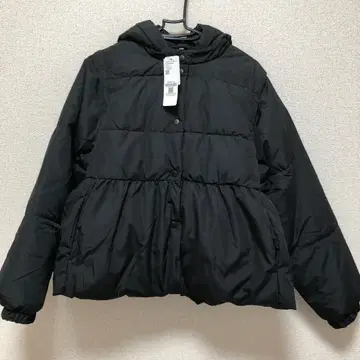 택 포함 새상품 coca 개더 충전솜 아우터 블랙 L 사이즈