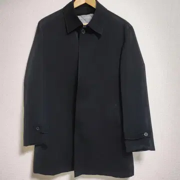 블랙 스텐카라 코트